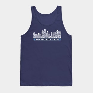 Vancouver Hockey Team All Time Legends, Vancouver City Skyline Tank Top